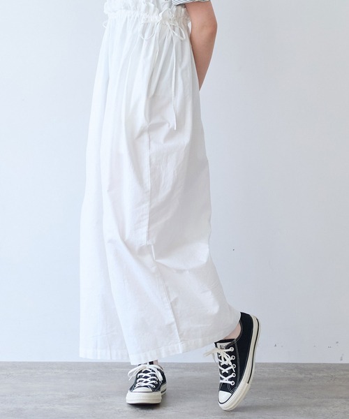 bulle de savon（ビュルデサボン）の「オックス 製品染め tsunagi（つなぎ/オールインワン・レディース・ブラック/ホワイト・FREE）」の9枚目の写真