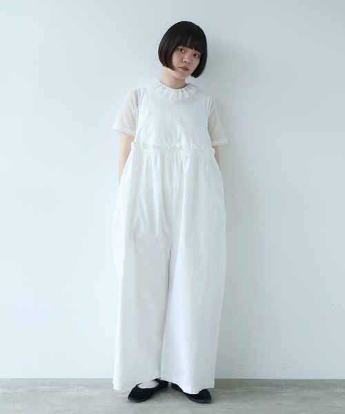 希少　オベロン　つなぎ △オックス 製品染め tsunagi（つなぎ/オールインワン）｜bulle de