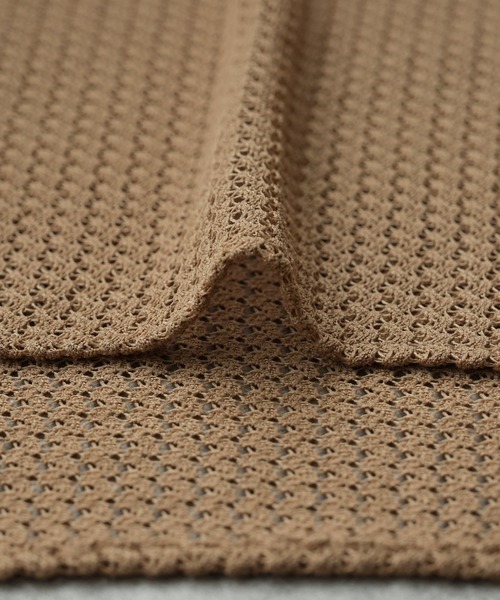 reca（レカ）の「メッシュレース襟付きヘンリープルオーバー（Tシャツ/カットソー・レディース・ブラック/モカ・M）」の8枚目の写真