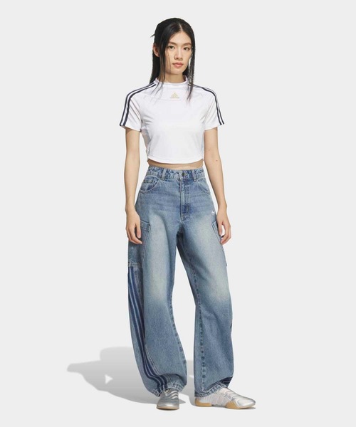 adidas(アディダス)の「デニムパンツ / アディダスオリジナルス adidas Originals(デニムパンツ・レディース・ブルー・26inch/27inch/28inch/32inch/34inch/30inch/29inch/25inch/31inch/33inch)」の5枚目の写真