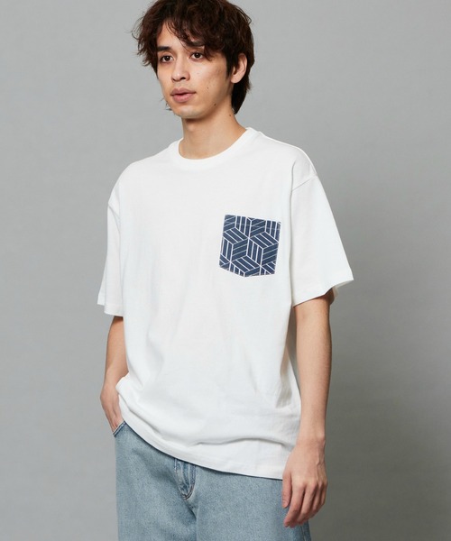 EDWIN（エドウィン）の「EDWIN エドウィン プリントTシャツ インディゴ 半袖（Tシャツ/カットソー・メンズ・ブルー/ホワイト・MEDIUM/LARGE/X-LARGE）」の3枚目の写真