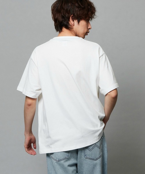 EDWIN（エドウィン）の「EDWIN エドウィン プリントTシャツ インディゴ 半袖（Tシャツ/カットソー・メンズ・ブルー/ホワイト・MEDIUM/LARGE/X-LARGE）」の6枚目の写真