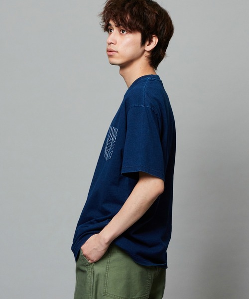 EDWIN（エドウィン）の「EDWIN エドウィン プリントTシャツ インディゴ 半袖（Tシャツ/カットソー・メンズ・ブルー/ホワイト・MEDIUM/LARGE/X-LARGE）」の12枚目の写真