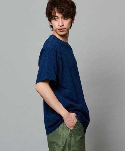 EDWIN（エドウィン）の「EDWIN エドウィン プリントTシャツ インディゴ 半袖（Tシャツ/カットソー・メンズ・ブルー/ホワイト・MEDIUM/LARGE/X-LARGE）」の13枚目の写真