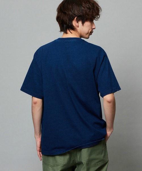 EDWIN（エドウィン）の「EDWIN エドウィン プリントTシャツ インディゴ 半袖（Tシャツ/カットソー・メンズ・ブルー/ホワイト・MEDIUM/LARGE/X-LARGE）」の14枚目の写真