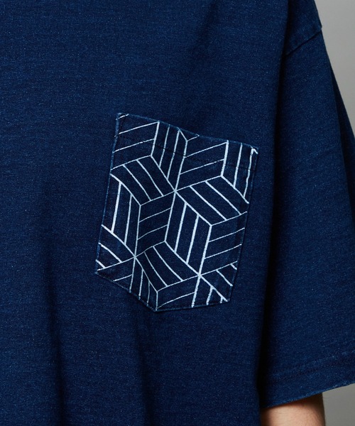 EDWIN（エドウィン）の「EDWIN エドウィン プリントTシャツ インディゴ 半袖（Tシャツ/カットソー・メンズ・ブルー/ホワイト・MEDIUM/LARGE/X-LARGE）」の15枚目の写真