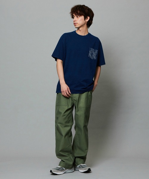 EDWIN（エドウィン）の「EDWIN エドウィン プリントTシャツ インディゴ 半袖（Tシャツ/カットソー・メンズ・ブルー/ホワイト・MEDIUM/LARGE/X-LARGE）」の17枚目の写真