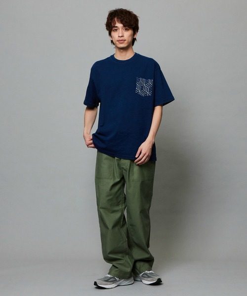 EDWIN（エドウィン）の「EDWIN エドウィン プリントTシャツ インディゴ 半袖（Tシャツ/カットソー・メンズ・ブルー/ホワイト・MEDIUM/LARGE/X-LARGE）」の18枚目の写真