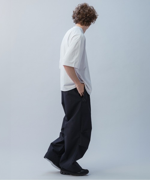+phenix(プラスフェニックス)の「+phenix(プラスフェニックス) DRAWSTRING SHORT SLEEVE TEE / ドローストリング ショートスリーブ Tシャツ(Tシャツ/カットソー・メンズ・ブラック/ホワイト・XL/L/M)」の11枚目の写真