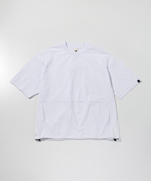 +phenix(プラスフェニックス)の「+phenix(プラスフェニックス) DRAWSTRING SHORT SLEEVE TEE / ドローストリング ショートスリーブ Tシャツ(Tシャツ/カットソー・メンズ・ブラック/ホワイト・XL/L/M)」の12枚目の写真
