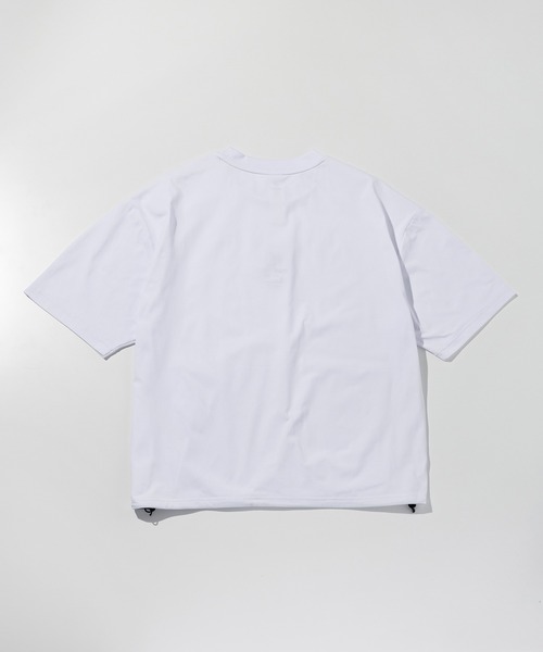 +phenix(プラスフェニックス)の「+phenix(プラスフェニックス) DRAWSTRING SHORT SLEEVE TEE / ドローストリング ショートスリーブ Tシャツ(Tシャツ/カットソー・メンズ・ブラック/ホワイト・XL/L/M)」の13枚目の写真