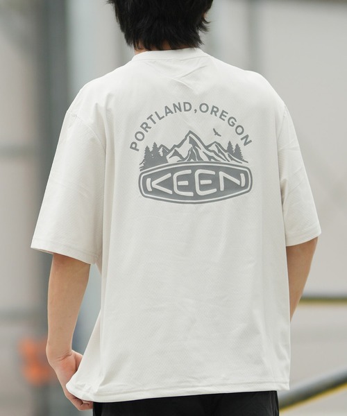 ムラサキスポーツ限定】KEEN/キーン 半袖 Tシャツ ロゴ バックプリント