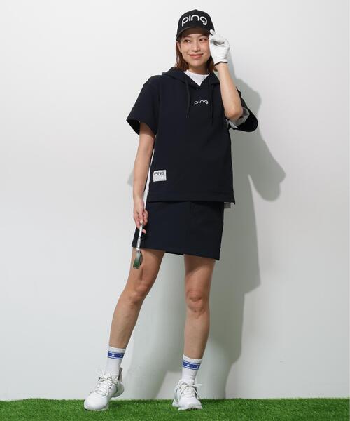 PING(ピン)の「【PING APPAREL】半袖フーディプルオーバー <GOLD> (LADIES)(Tシャツ/カットソー・レディース・ホワイト/ブラック/ベージュ・L/LL/S/M)」の11枚目の写真