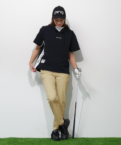 PING(ピン)の「【PING APPAREL】半袖フーディプルオーバー <GOLD> (LADIES)(Tシャツ/カットソー・レディース・ホワイト/ブラック/ベージュ・L/LL/S/M)」の14枚目の写真
