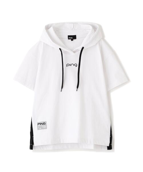 PING(ピン)の「【PING APPAREL】半袖フーディプルオーバー <GOLD> (LADIES)(Tシャツ/カットソー・レディース・ホワイト/ブラック/ベージュ・L/LL/S/M)」の20枚目の写真