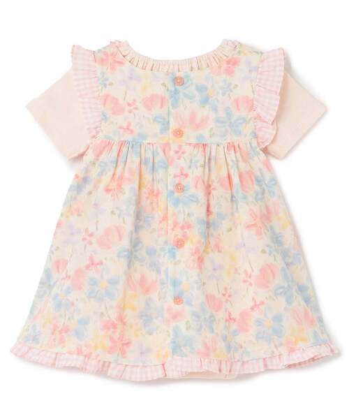 sense of wonder（センスオブワンダー）の「ミルキーブロッサムボディスーツセット（ロンパース・キッズ・ピンク/ブルー・70-80cm）」の5枚目の写真