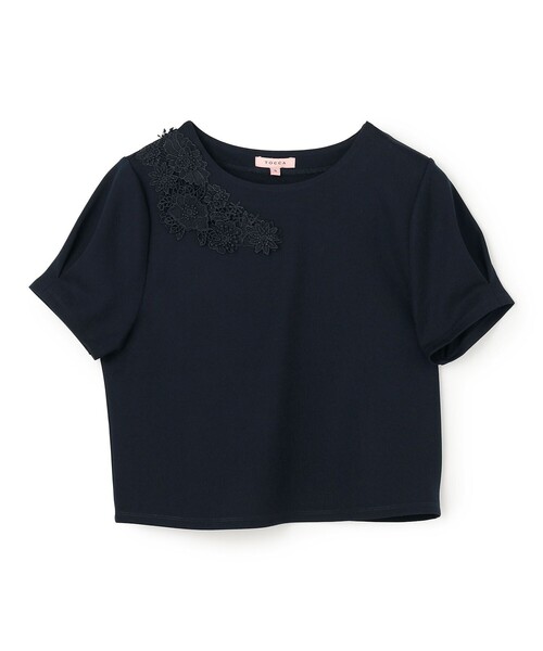 TOCCA（トッカ）の「LITTLE BOUQUET Tシャツ（Tシャツ/カットソー・レディース・ホワイト系/ライトグリーン系・SMALL/MEDIUM）」の18枚目の写真
