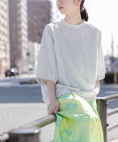 NANGA(ナンガ)の「『別注』NANGA×EKAL CAVET-SHIRTS(Tシャツ/カットソー・レディース・グレー系その他/ブラック・FREE)」の2枚目の写真
