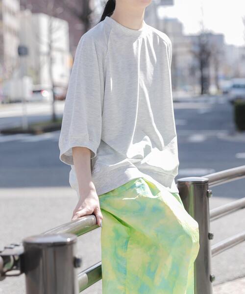 NANGA(ナンガ)の「『別注』NANGA×EKAL CAVET-SHIRTS(Tシャツ/カットソー・レディース・グレー系その他/ブラック・FREE)」の3枚目の写真