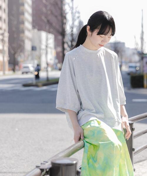 NANGA(ナンガ)の「『別注』NANGA×EKAL CAVET-SHIRTS(Tシャツ/カットソー・レディース・グレー系その他/ブラック・FREE)」の5枚目の写真