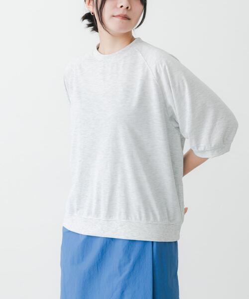 NANGA(ナンガ)の「『別注』NANGA×EKAL CAVET-SHIRTS(Tシャツ/カットソー・レディース・グレー系その他/ブラック・FREE)」の6枚目の写真