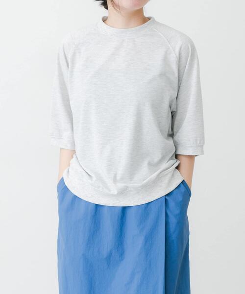 NANGA(ナンガ)の「『別注』NANGA×EKAL CAVET-SHIRTS(Tシャツ/カットソー・レディース・グレー系その他/ブラック・FREE)」の9枚目の写真