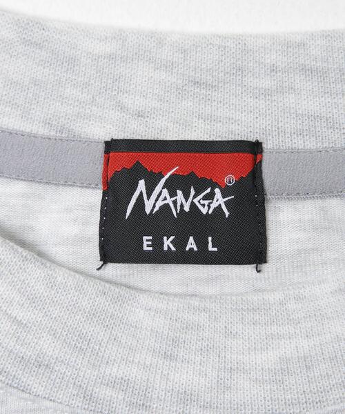 NANGA(ナンガ)の「『別注』NANGA×EKAL CAVET-SHIRTS(Tシャツ/カットソー・レディース・グレー系その他/ブラック・FREE)」の15枚目の写真