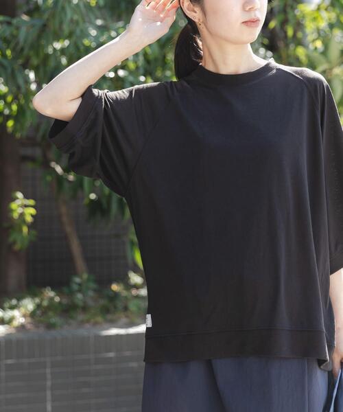 NANGA(ナンガ)の「『別注』NANGA×EKAL CAVET-SHIRTS(Tシャツ/カットソー・レディース・グレー系その他/ブラック・FREE)」の17枚目の写真
