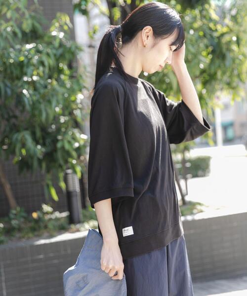 NANGA(ナンガ)の「『別注』NANGA×EKAL CAVET-SHIRTS(Tシャツ/カットソー・レディース・グレー系その他/ブラック・FREE)」の19枚目の写真