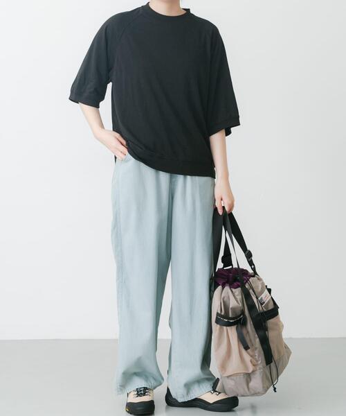 NANGA(ナンガ)の「『別注』NANGA×EKAL CAVET-SHIRTS(Tシャツ/カットソー・レディース・グレー系その他/ブラック・FREE)」の22枚目の写真