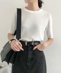 薄手 オフィスカジュアル 半袖」に該当するレディースファッション通販 