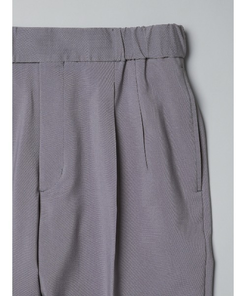 GOOVI（グービ）の「GOOVI／タックストレートパンツ／SUPER100'sウールトロピカル／無地（スーツパンツ・メンズ・パープル・1/2/3）」の3枚目の写真