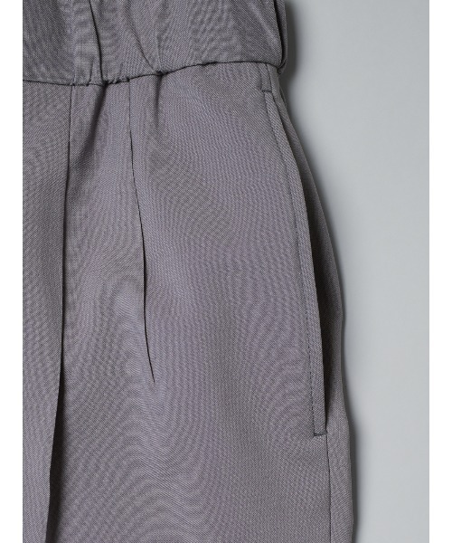 GOOVI（グービ）の「GOOVI／タックストレートパンツ／SUPER100'sウールトロピカル／無地（スーツパンツ・メンズ・パープル・1/2/3）」の5枚目の写真