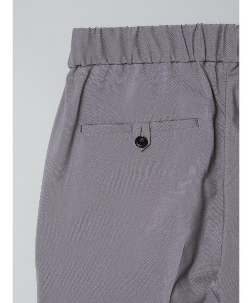 GOOVI（グービ）の「GOOVI／タックストレートパンツ／SUPER100'sウールトロピカル／無地（スーツパンツ・メンズ・パープル・1/2/3）」の6枚目の写真