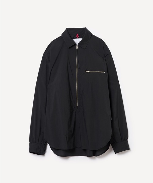 YDOT(ワイドット)の「【YDOT】LIGHTWEIGHT HALF ZIP SHIRT(シャツ/ブラウス・メンズ・オリーブ/ブラック・M)」の2枚目の写真