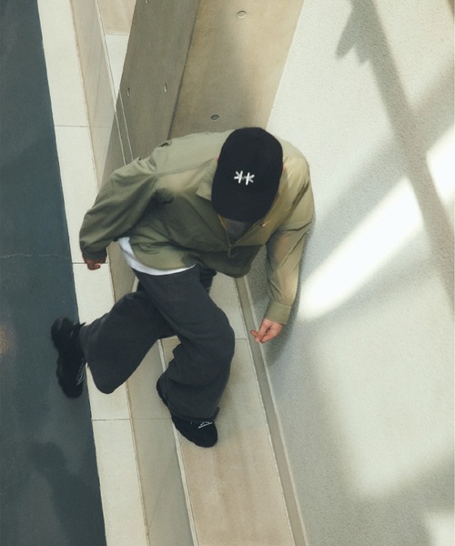 YDOT(ワイドット)の「【YDOT】LIGHTWEIGHT HALF ZIP SHIRT(シャツ/ブラウス・メンズ・オリーブ/ブラック・M)」の4枚目の写真
