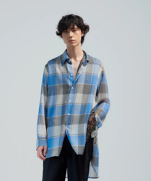 BED J.W. FORD（ベッドフォード）の「【BED J.W. FORD/ベッドフォード】NICE IDEA（シャツ/ブラウス・メンズ・レッド/ブルー・1/0）」の2枚目の写真