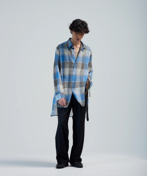 BED J.W. FORD（ベッドフォード）の「【BED J.W. FORD/ベッドフォード】NICE IDEA（シャツ/ブラウス・メンズ・レッド/ブルー・1/0）」の3枚目の写真