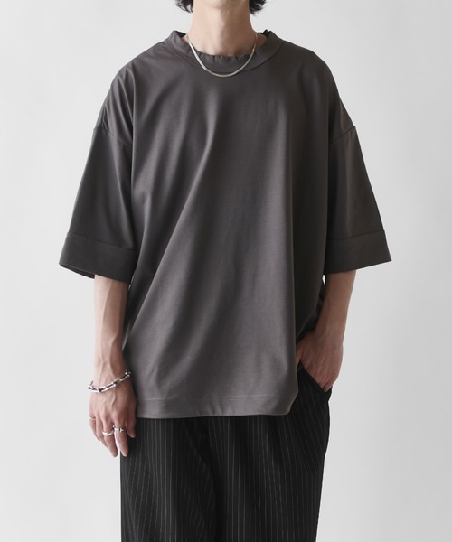 Lui's(ルイス)の「SHINE BIG Tシャツ(Tシャツ/カットソー・メンズ・ブラック/グレー/チャコールグレー/ホワイト・FREE)」の4枚目の写真
