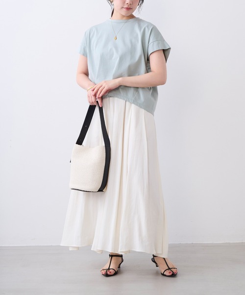 MICA&DEAL（マイカ＆ディール）の「タックギャザースカート（スカート・レディース・ブラック/イエロー/ブルー/オフホワイト・FREE）」の15枚目の写真