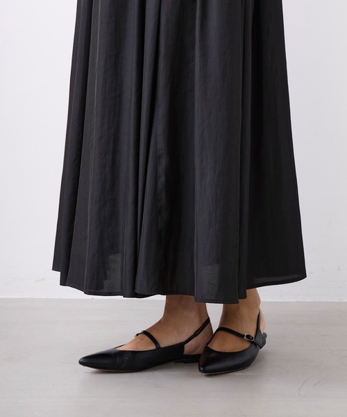 MICA&DEAL（マイカ＆ディール）の「タックギャザースカート（スカート・レディース・ブラック/イエロー/ブルー/オフホワイト・FREE）」の13枚目の写真