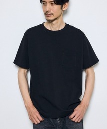 引き揃え天竺ポケットTシャツ