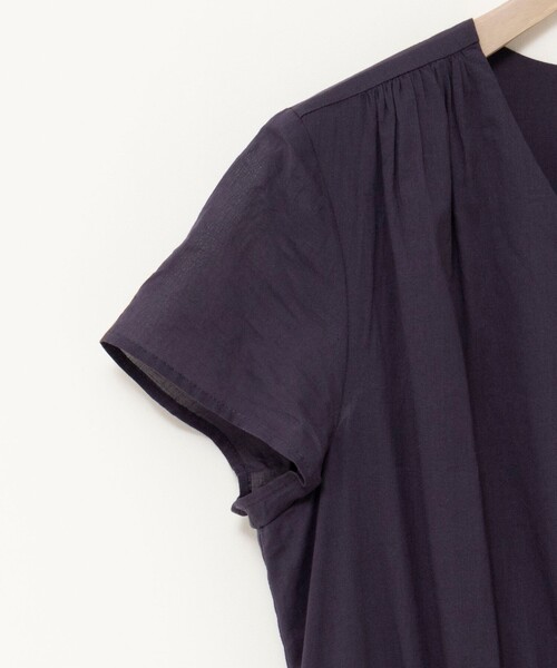 NOLLEY’S Sophi（ノーリーズソフィ）の「ウォッシャブルコットンティアードマキシワンピース（ワンピース・レディース・サックスブルー/ネイビー・38）」の20枚目の写真