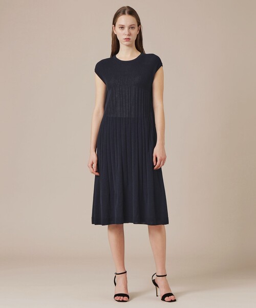 MACKINTOSH LONDON(マッキントッシュ ロンドン)の「【eclat5月号掲載】エアリーホールガーメントワンピース(ワンピース・レディース・ネイビー/パープル系その他4・38)」の5枚目の写真
