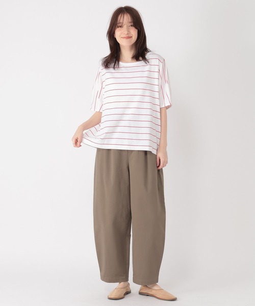 studio CLIP(スタディオクリップ)の「コットンタックスリーブTシャツ(Tシャツ/カットソー・レディース・オフホワイト/その他2/その他1・MEDIUM/LARGE)」の7枚目の写真