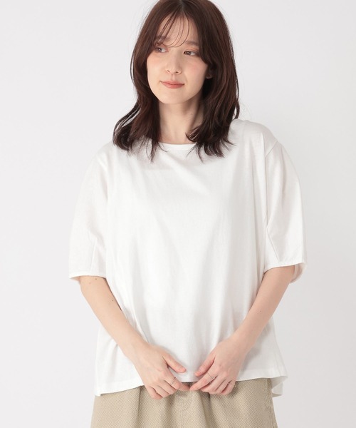 studio CLIP(スタディオクリップ)の「コットンタックスリーブTシャツ(Tシャツ/カットソー・レディース・オフホワイト/その他2/その他1・MEDIUM/LARGE)」の22枚目の写真