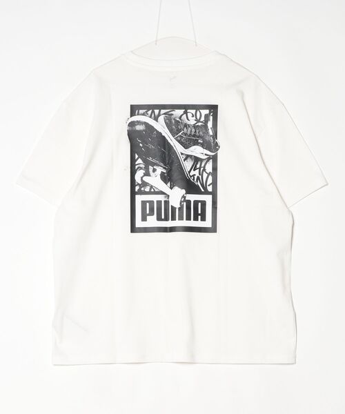 PUMA(プーマ)の「プーマ PUMA ESS ELEVATED MX スケートボード Tシャツ(Tシャツ/カットソー・メンズ・ホワイト/ブラック・S/M/L/LL/3L)」の3枚目の写真