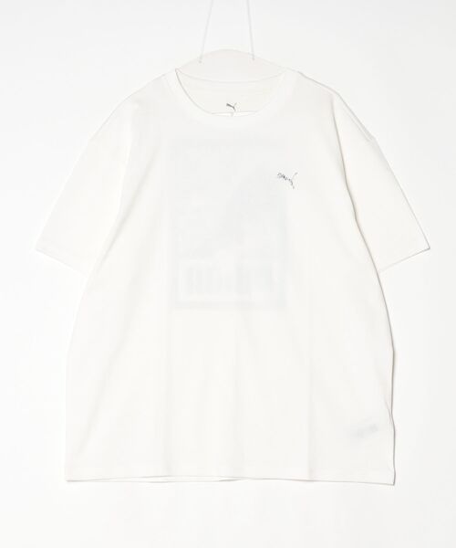 PUMA(プーマ)の「プーマ PUMA ESS ELEVATED MX スケートボード Tシャツ(Tシャツ/カットソー・メンズ・ホワイト/ブラック・S/M/L/LL/3L)」の11枚目の写真