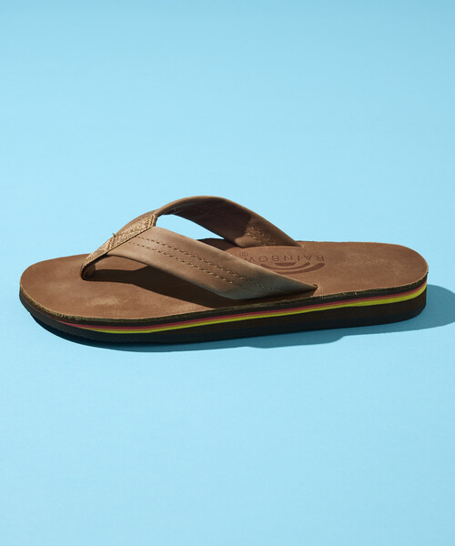 RAINBOW SANDALS(レインボーサンダル)の「RAINBOW SANDALS/レインボーサンダル FREAK'S STORE for BEACH & FES 別注 DOUBLE LAYER SANDALS(サンダル・メンズ・ベージュ・LARGE/MEDIUM/SMALL)」の4枚目の写真