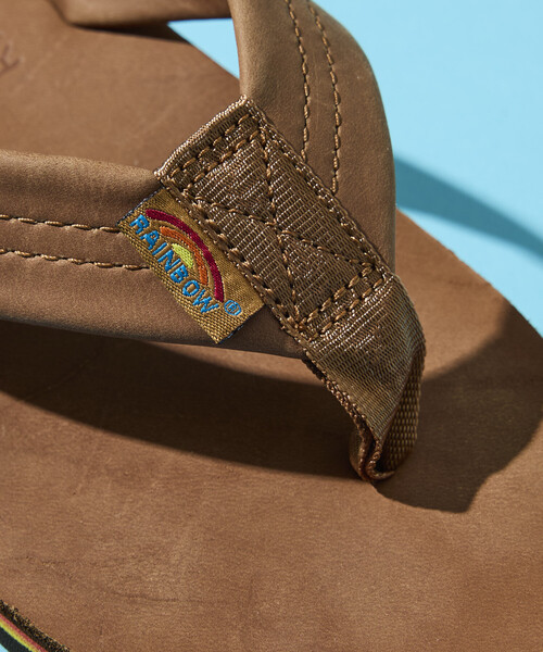 RAINBOW SANDALS(レインボーサンダル)の「RAINBOW SANDALS/レインボーサンダル FREAK'S STORE for BEACH & FES 別注 DOUBLE LAYER SANDALS(サンダル・メンズ・ベージュ・LARGE/MEDIUM/SMALL)」の6枚目の写真